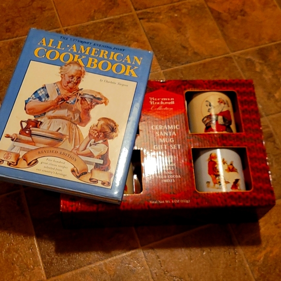 Saturday Evening Post Cookbook & Mugs - Picture 1 of 3